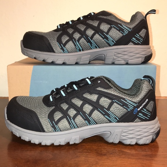 Nautilus Stratus Safety Shoes, Grey, Women’s Sz 7 Wide (D), NIB! - Picture 4 of 15